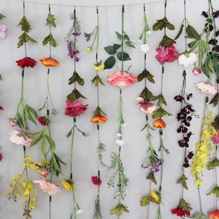 flower wall garlands are trending on pinterest and you can diy your own flower wall garlands are trending on