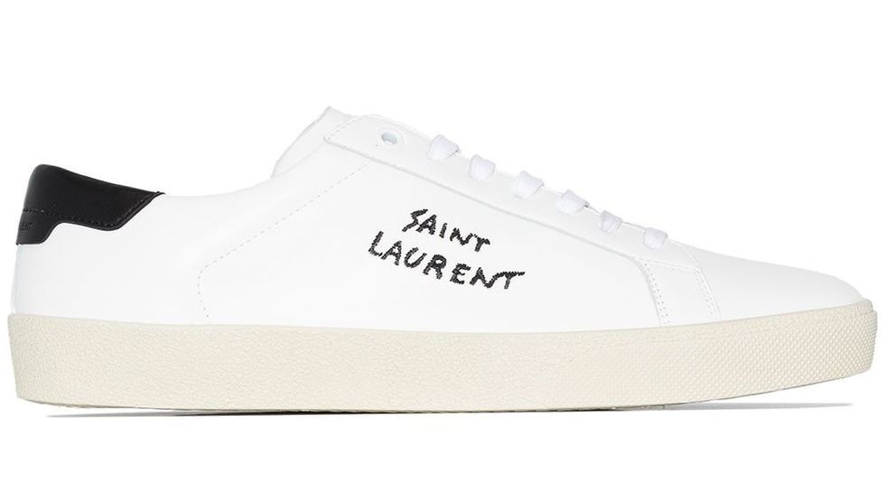 Saint Laurent 經典奶油鞋底白球鞋