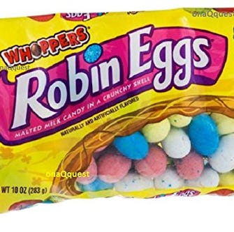 Malted Robin Eggs Candy