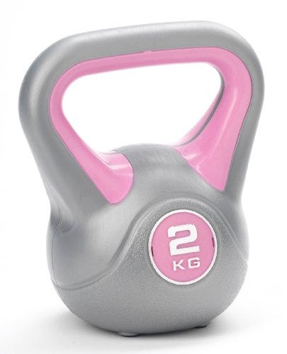 York Fitness - Pesa Rusa (Vinilo) Pink 2kg Talla:2kg