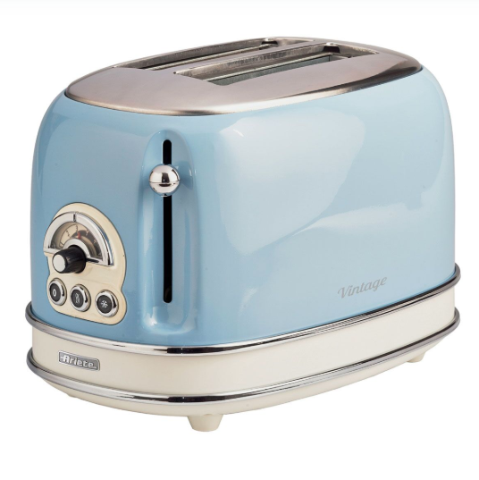 Vintage 2-Slice Toaster - Blue