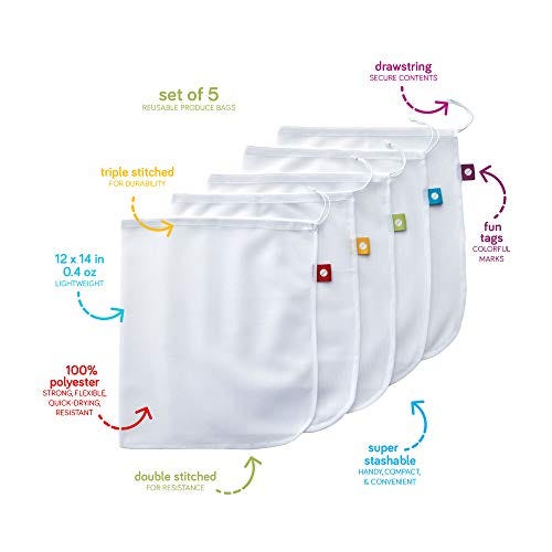 Reusable Produce Bags