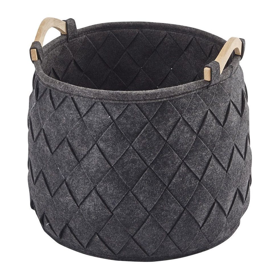 Amy Storage Basket - Dark Grey