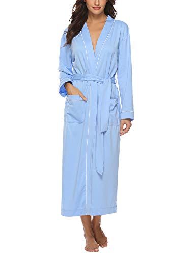 long cotton dressing gown