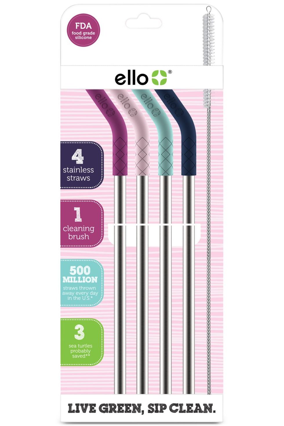 Ello Bottle & Straw Brush