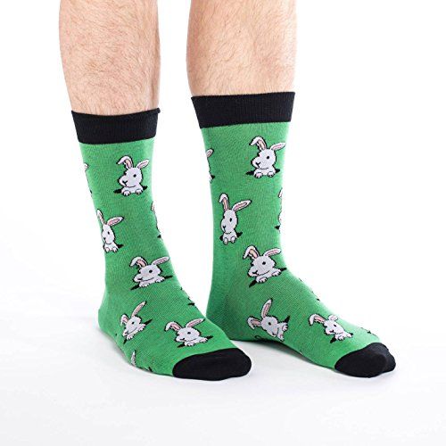 Men's Bunny Rabbit Crew Socks 