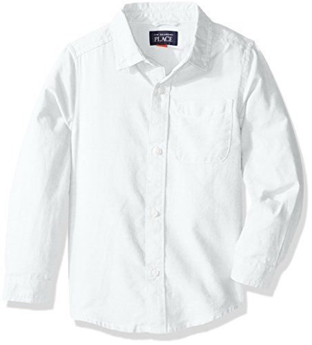 Solid Long Sleeve Oxford Shirt