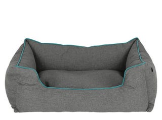 Grey soft dog bed 