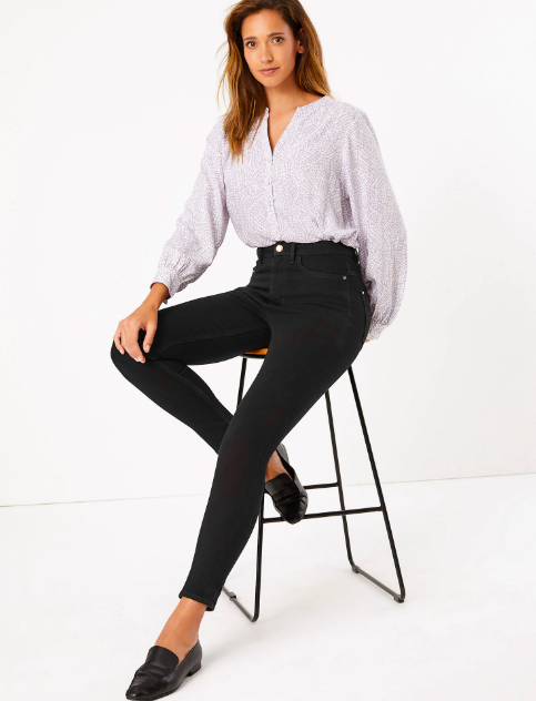 m&s ladies jeans extra short