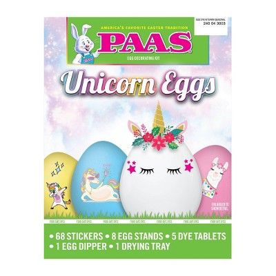 Paas Easter Unicorn Eggs Decorating Kit