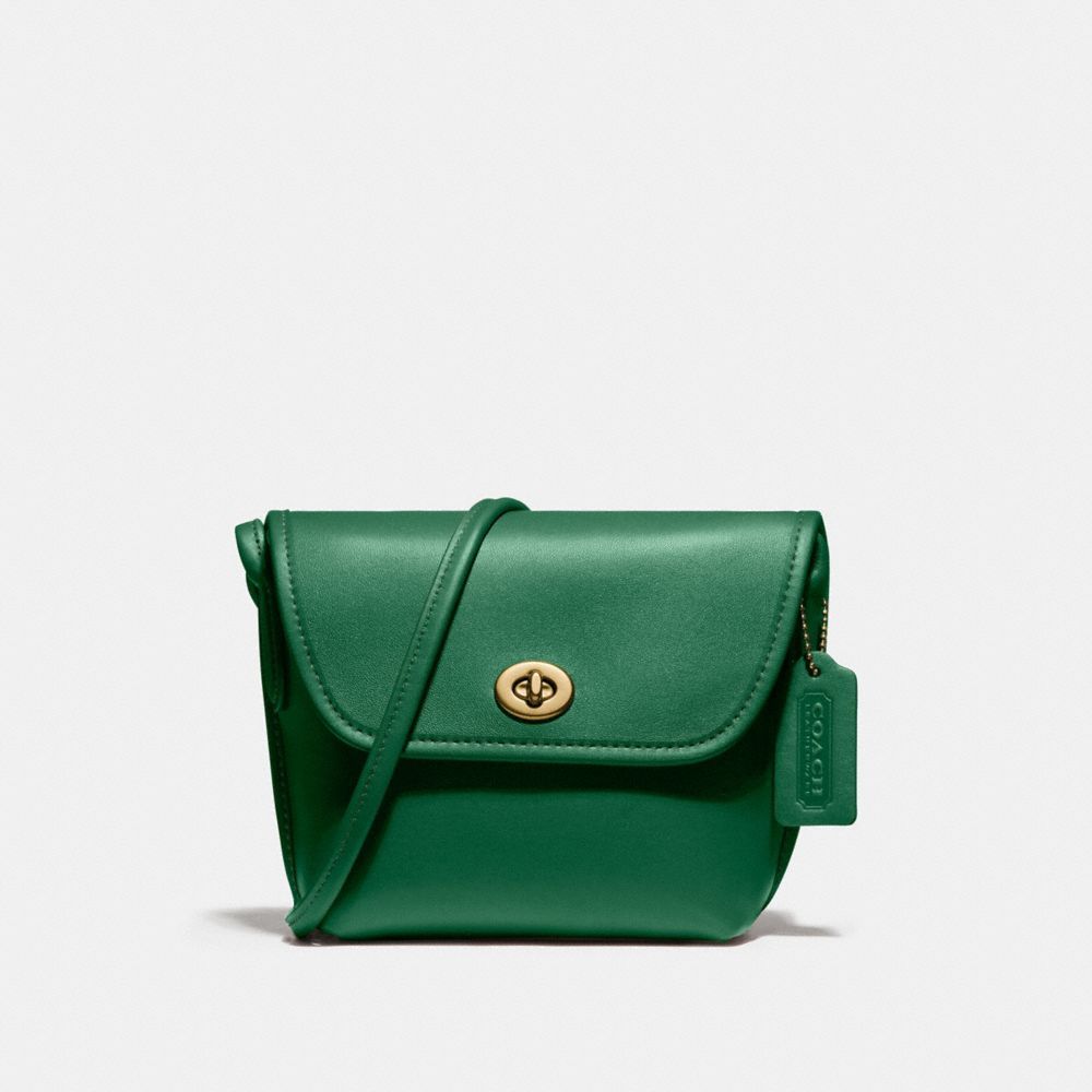 emerald green coach purse