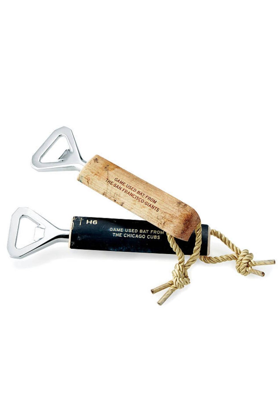 MLB Game Used Baseball Bat Bottle Openers