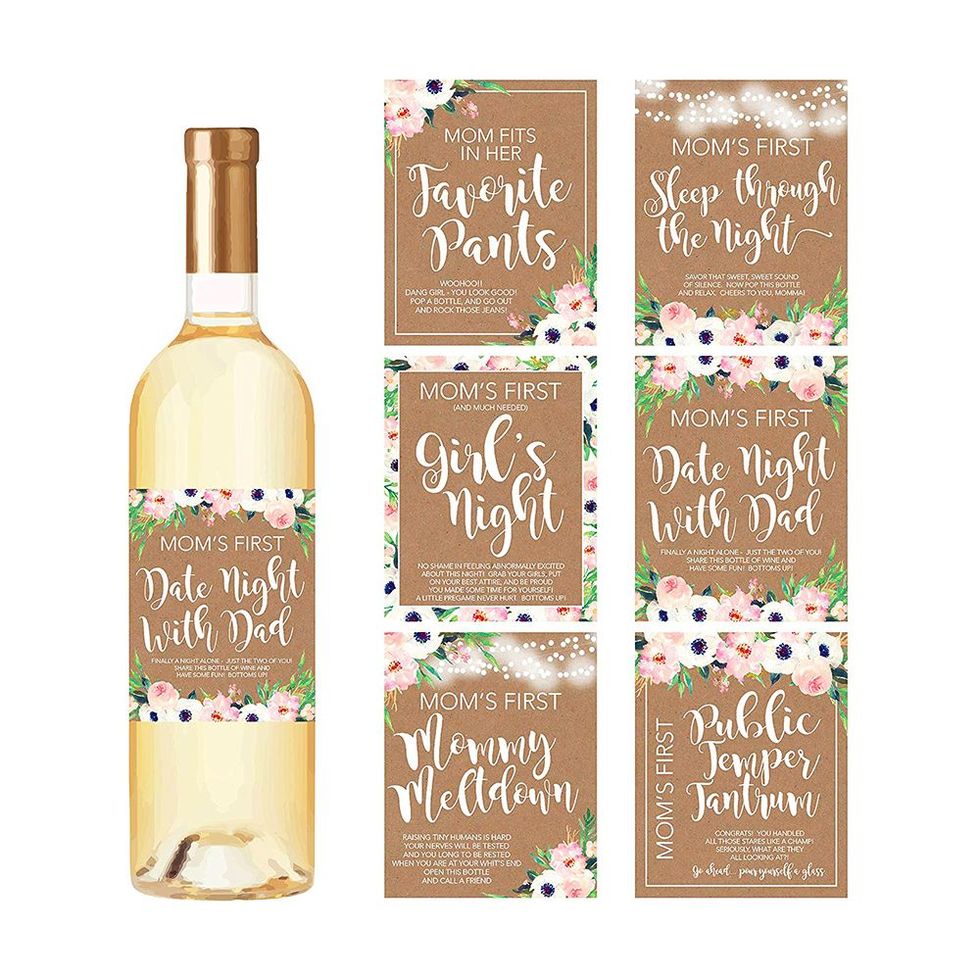 Mommy’s First Milestone Wine Labels (6-Pack) Gift