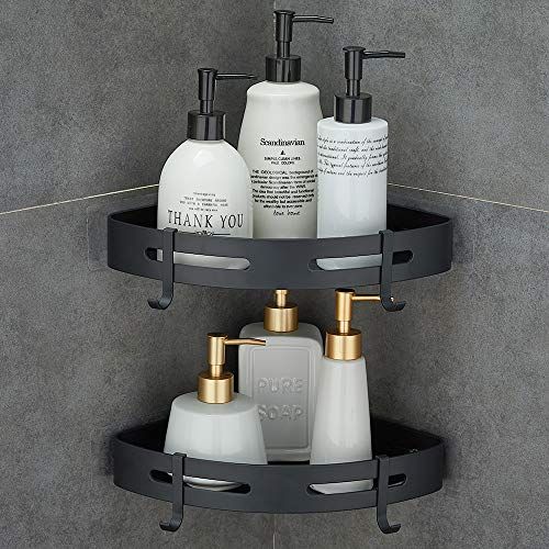 GRICOL Adhesive Shower Corner Shelf