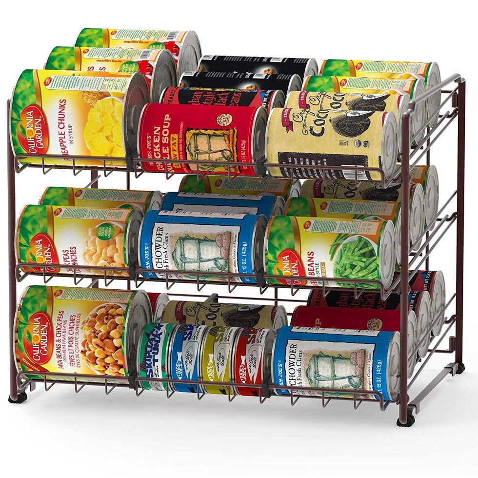 Spectrum Diversified Organizer & Lid Holder, Kitchen Storage Fits Over The Cabinet Door, Cookware & Plastic Container Lid