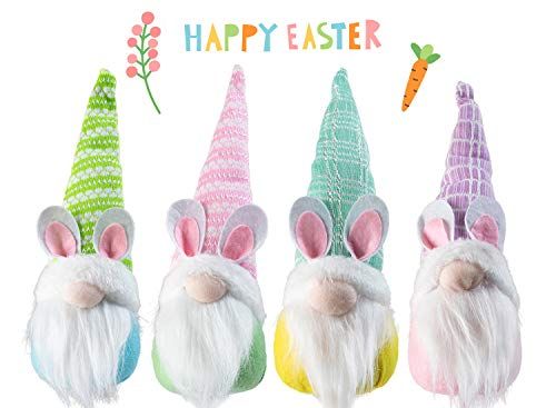 3 Spotty Bunny Character Eggs Easter Bonnet Hat Easter Party Decoration Kids Fun