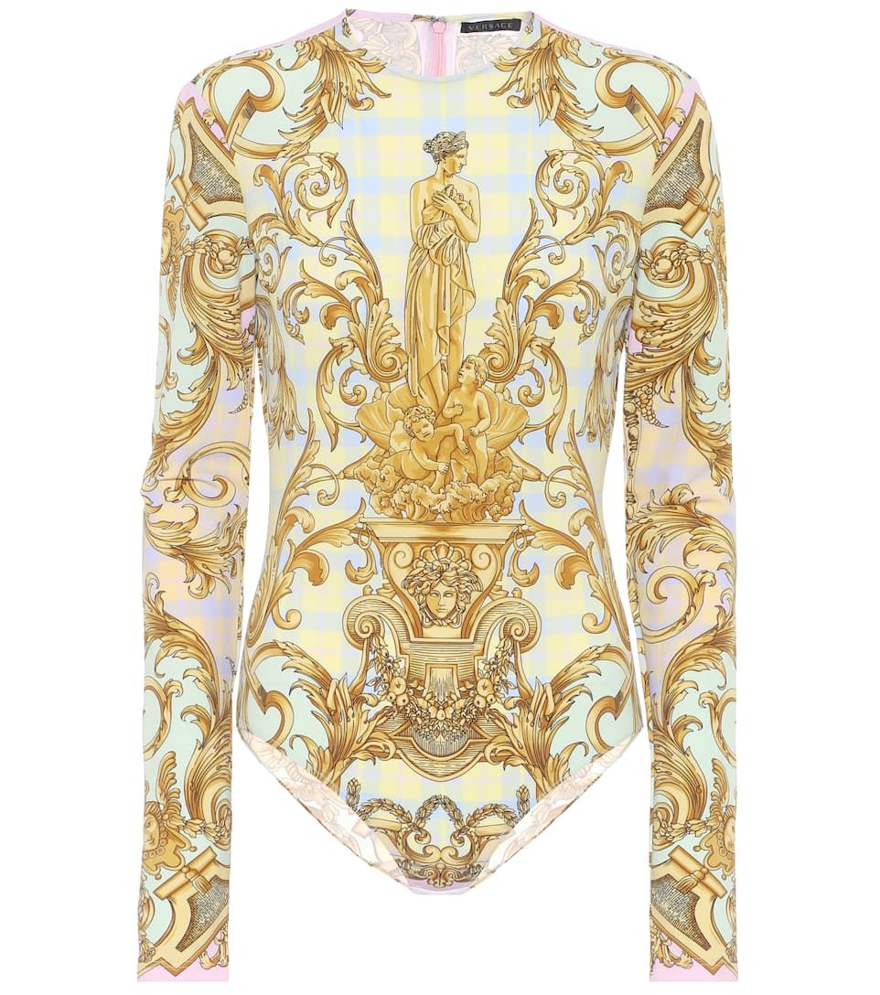Il body in jersey stampa baroque