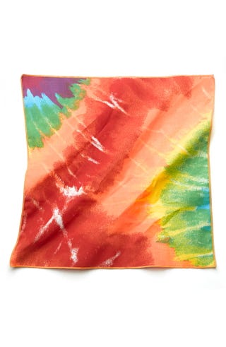 Rainbow Tie Dye Cotton Bandana