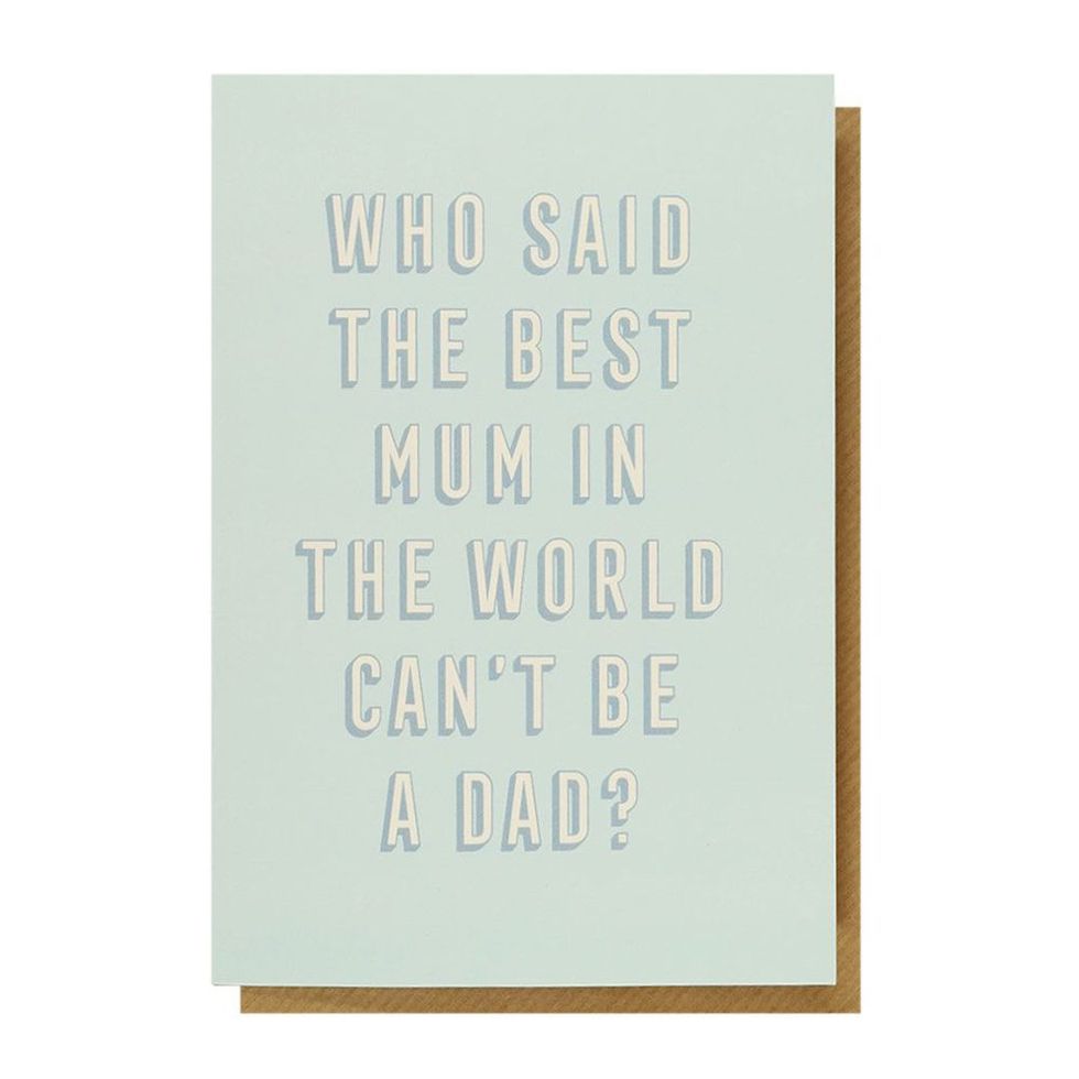 Single Dad Mother's Day Card