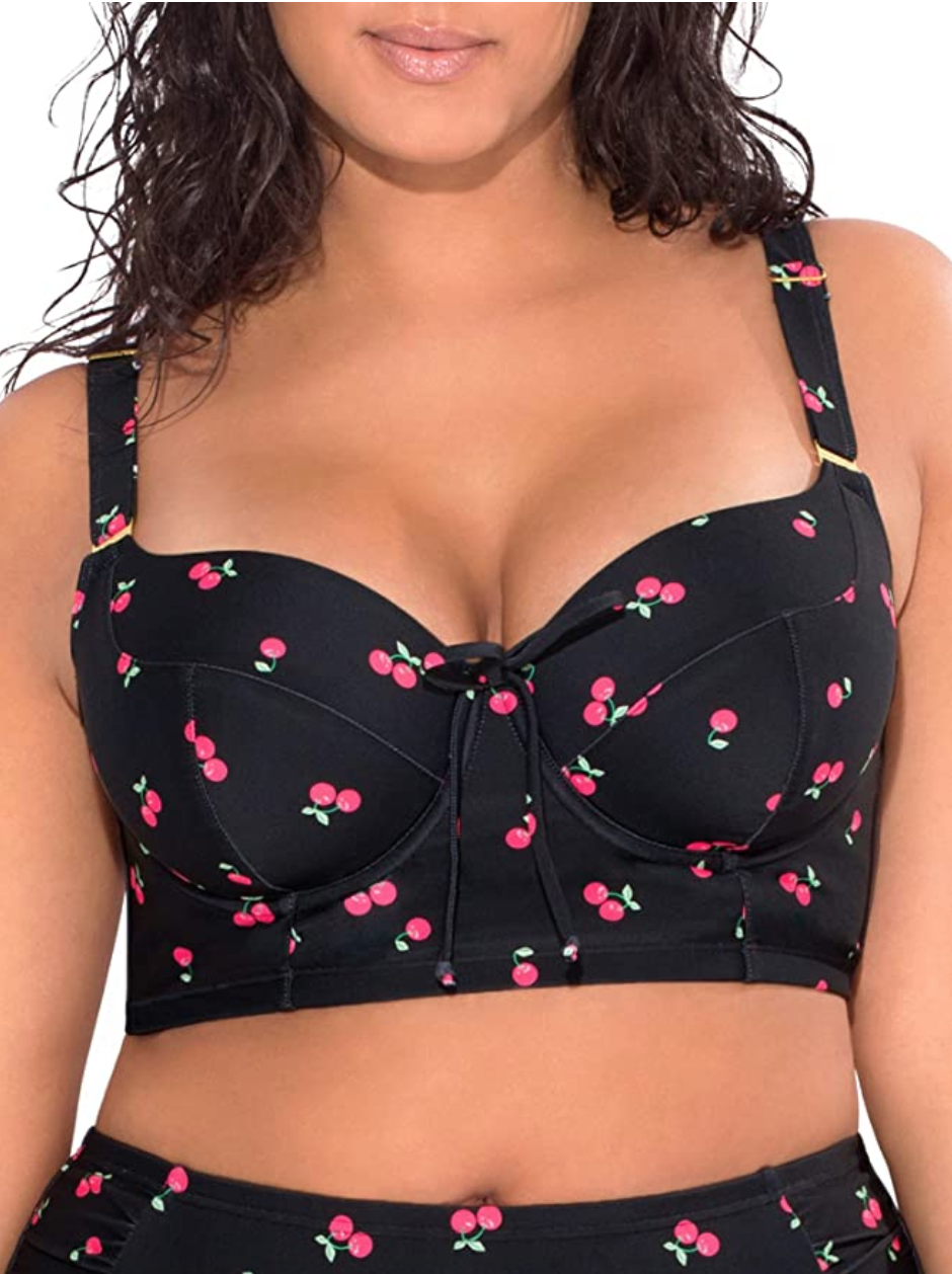 supportive swim bra