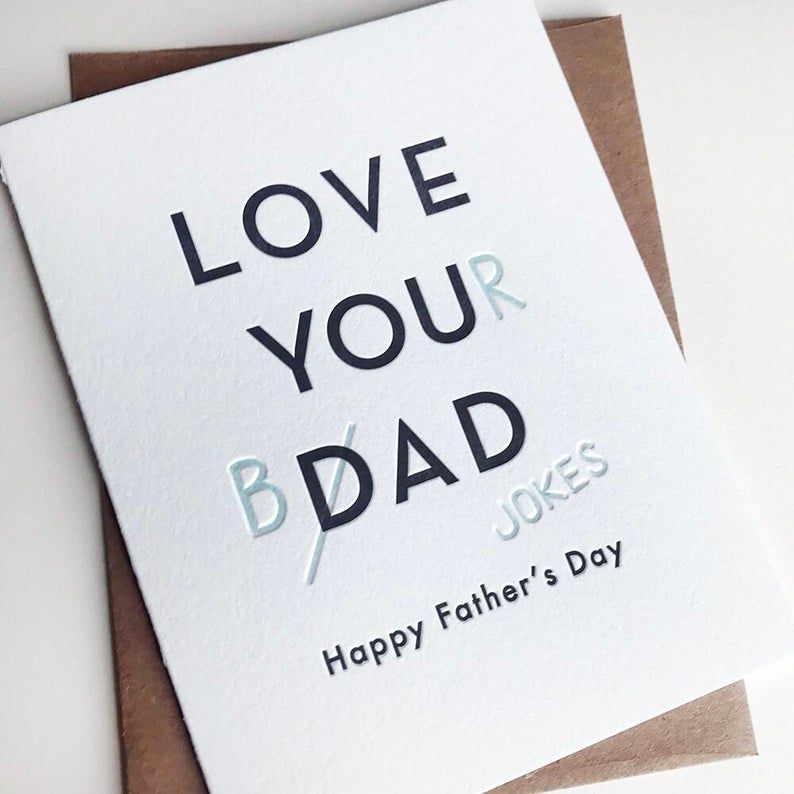Funny Father's Day Gift Fathers Day Card Cute Card For Dad Happy Fathers Day