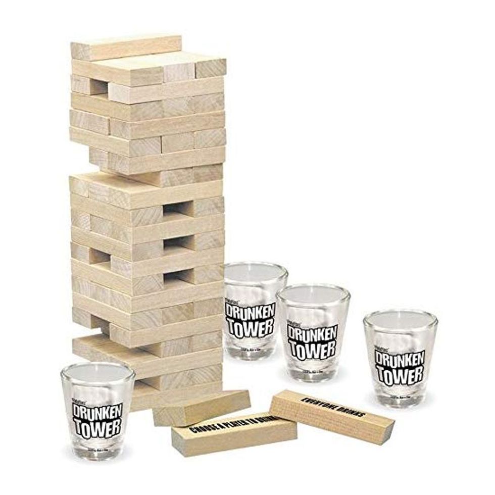 Card Games / Board Games on Instagram: Jenga Drunken tower is the best  drinking game heads down! Its a great way to bond and stay entertained with  friends on game nights 🤸