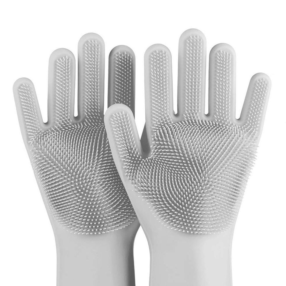 Anzoee Reusable Silicone Dishwashing Gloves