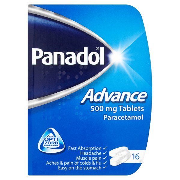 Panadol Advance Paracetamol 500mg Tablets 