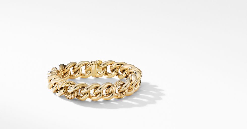 Curb Chain Bracelet in 18-karat Yellow Gold