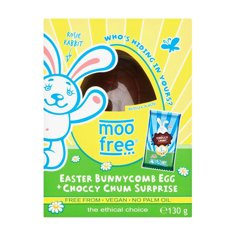 Moo Free Honeycomb Toffee Chocolate Egg