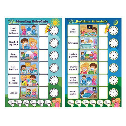 daily schedule with photos for kids
