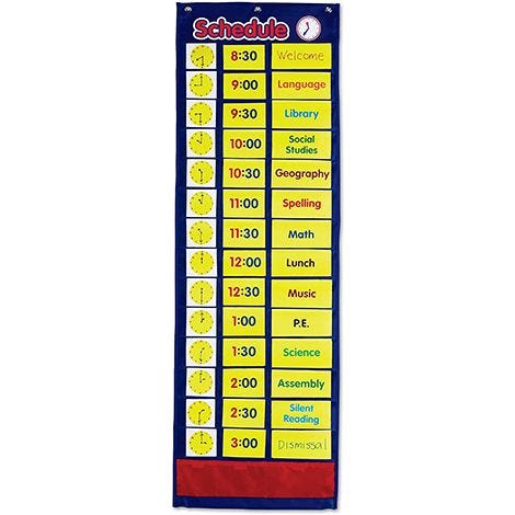 Daily Schedule Pocket Chart