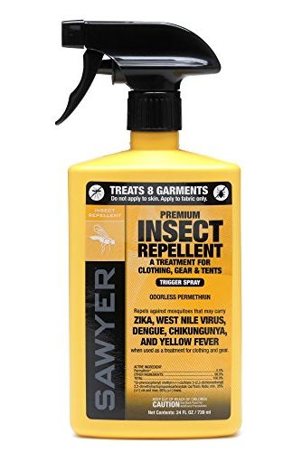 Best for Clothing: Sawyer Premium Permethrin Clothing Repellent