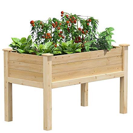 Elevated Wood Planter