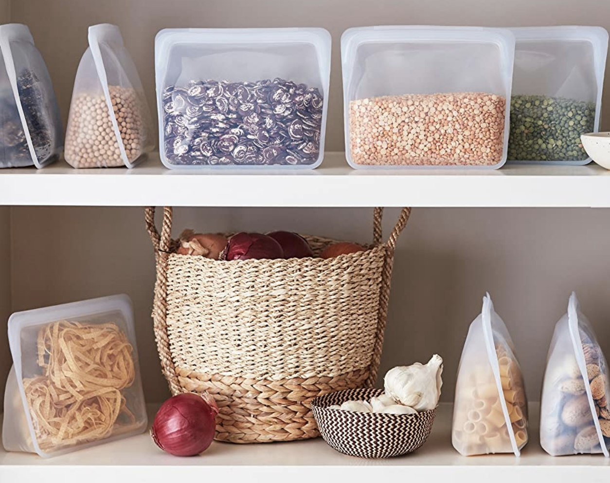 Stand-Up Food Storage Bags