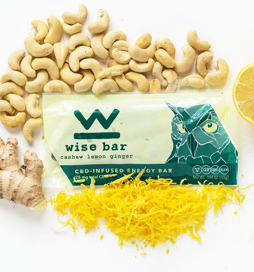 Cashew Lemon Ginger Wise Bar