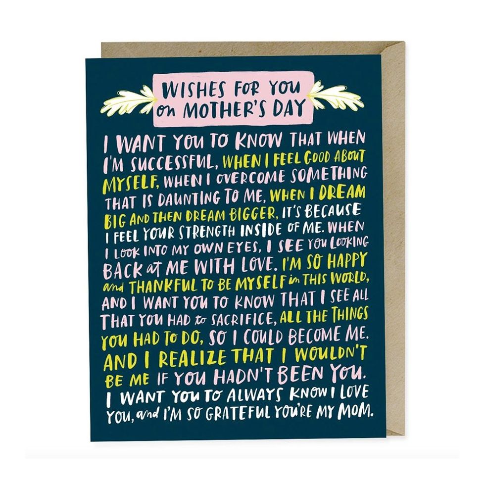 'Wishes For You' Mother's Day Card
