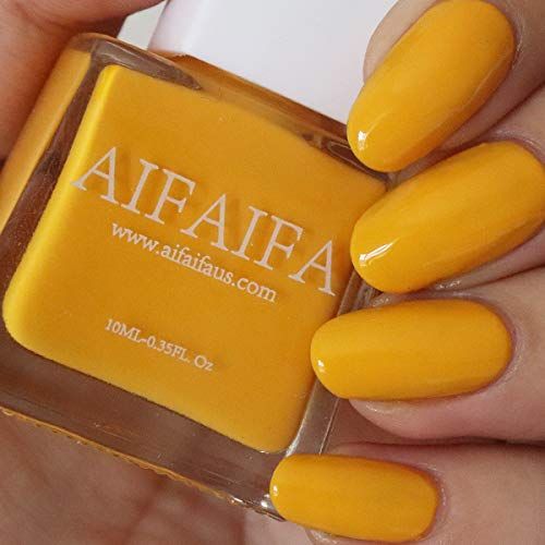 Buy Bright Yellow Press on Nails / One Color Basic Press Ons Online in  India - Etsy