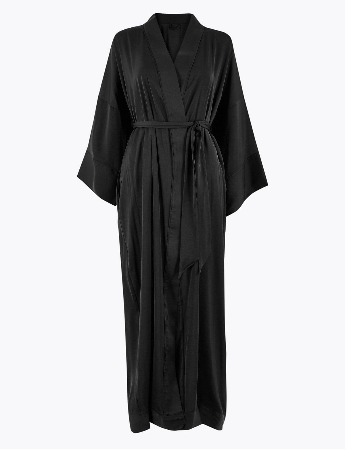 topshop black dressing gown