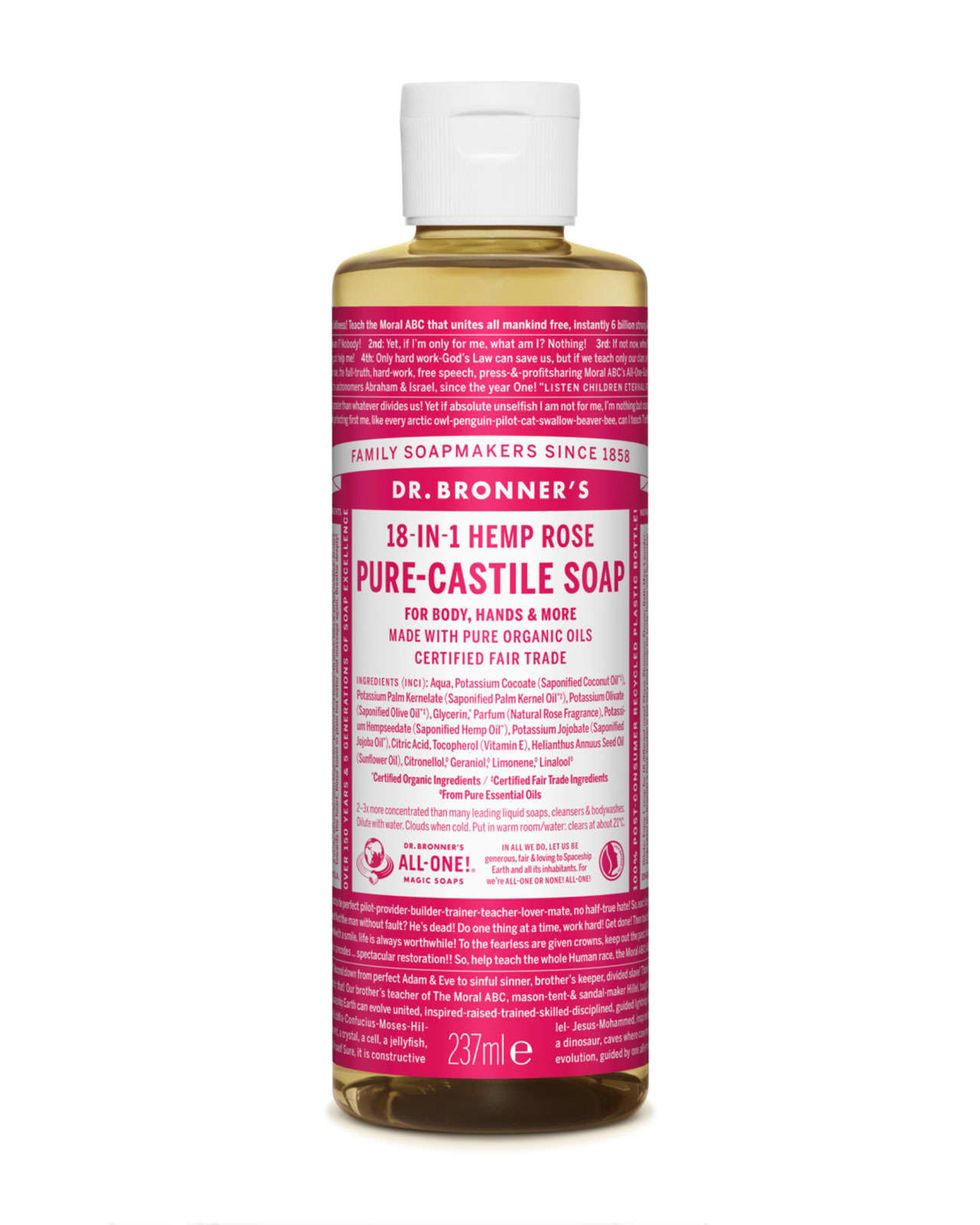 Organic Rose Castile Liquid Soap