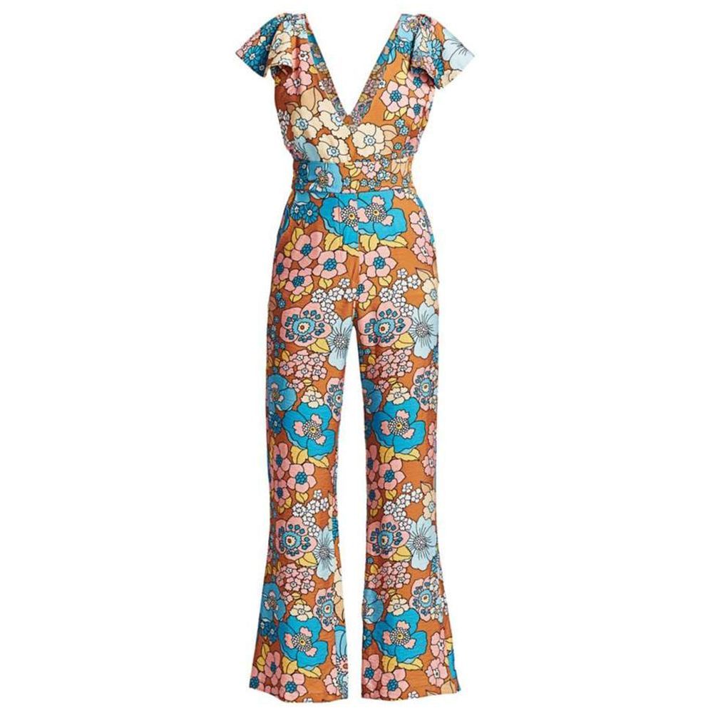 marisa tomei floral jumpsuit