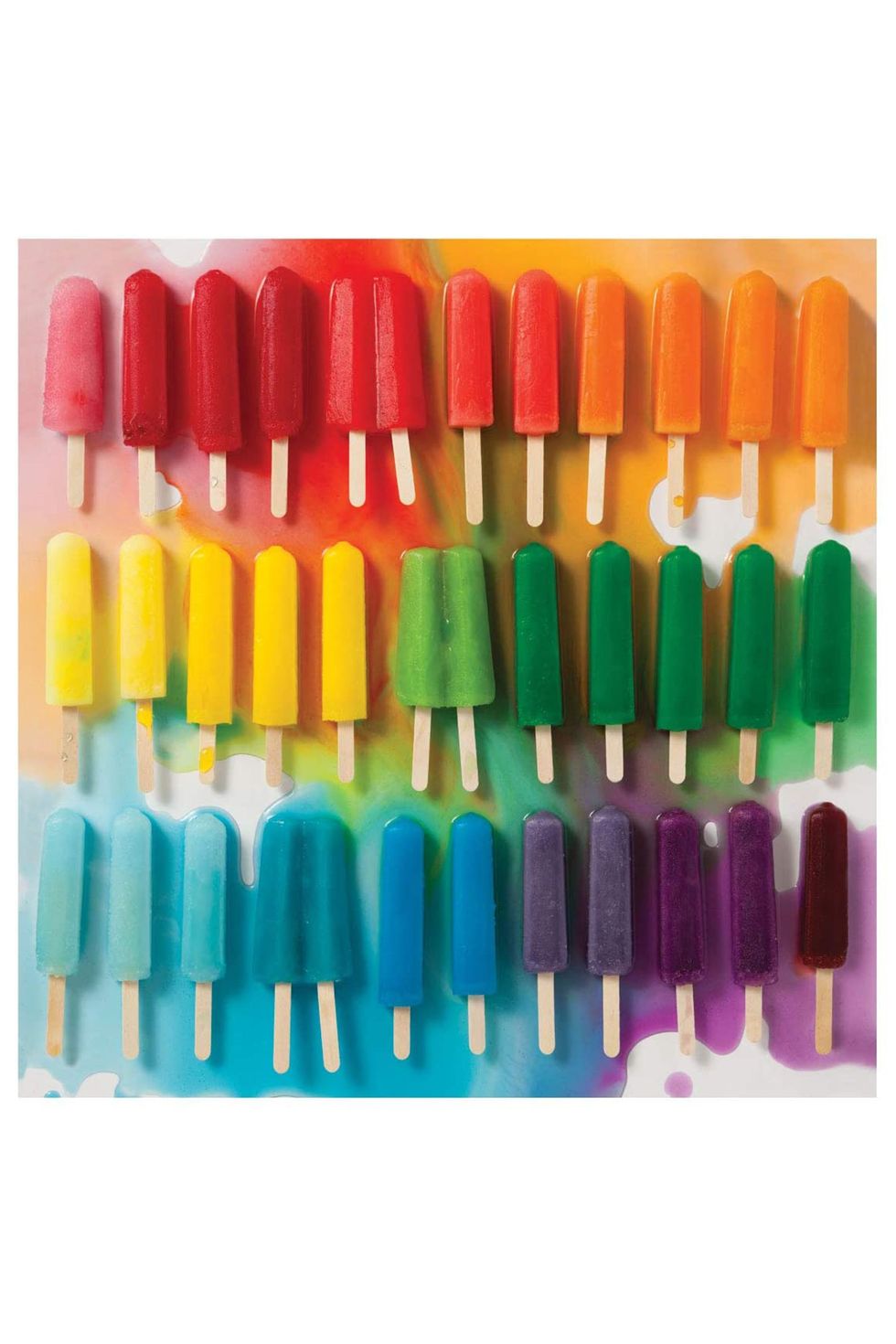 Rainbow Popsicle Puzzle