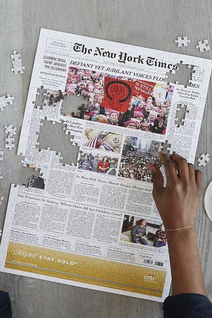 New York Times Custom Front-Page Puzzle