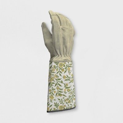 Floral Cotton Gardening Gloves