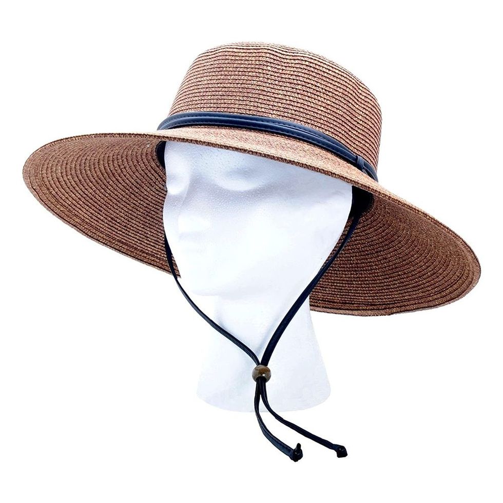 Wide-Brim Braided Sun Hat