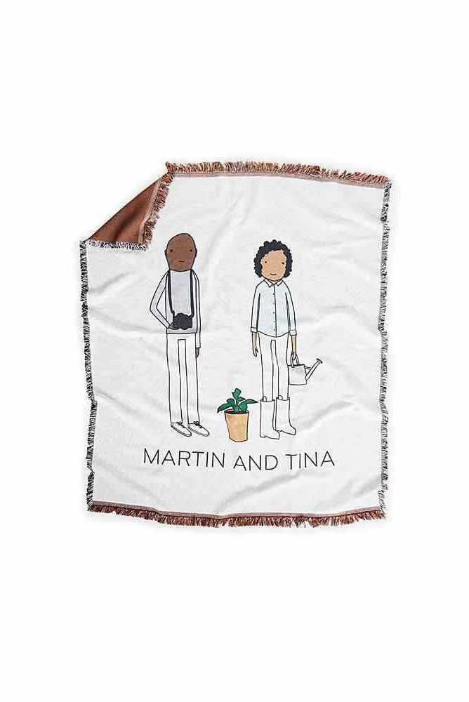 Personalized Couple Hobby Blanket