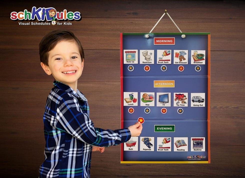 Magnetic Visual Daily Schedule