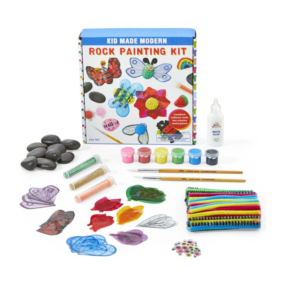 Rock Painting Kit For Kids - Arts And Crafts For Girls & Boys - Craft Kits  Art Set - Supplies For Painting Rocks - Best Tween Paint Gift Ideas For Ki
