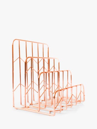 Letter Rack, Rose Gold