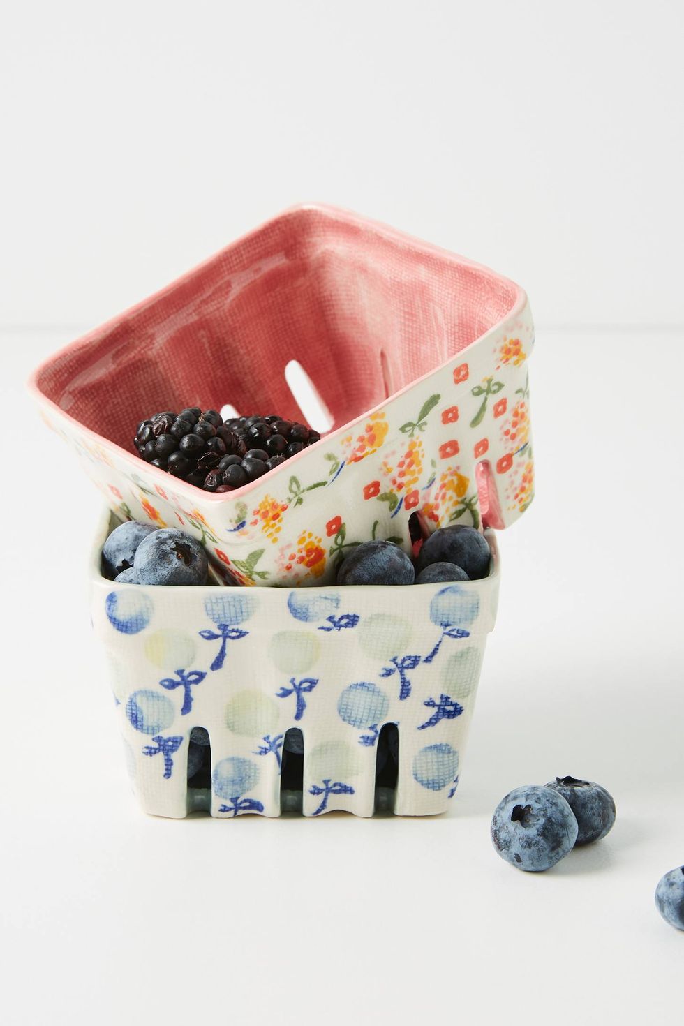 Floral Berry Basket